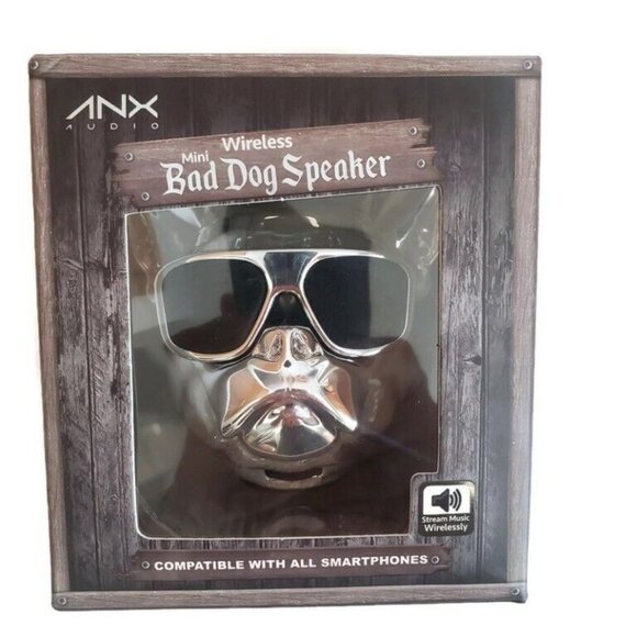 ANZ Audio Bluetooth Wireless Mini Bad Dog Speaker Bedroom Man Cave Game Room - Picture 5 of 5
